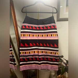 Betsey Johnson Quilted A-Line Skirt